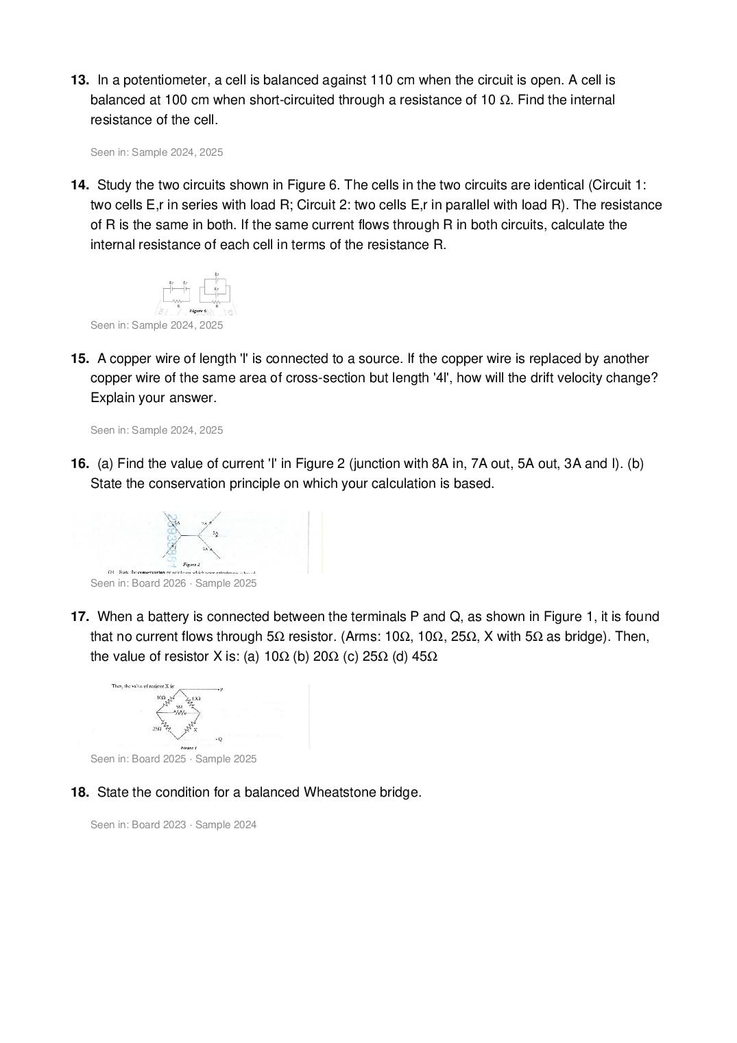 ISC Class 12 Physics Important Questions 2027 (PDF)