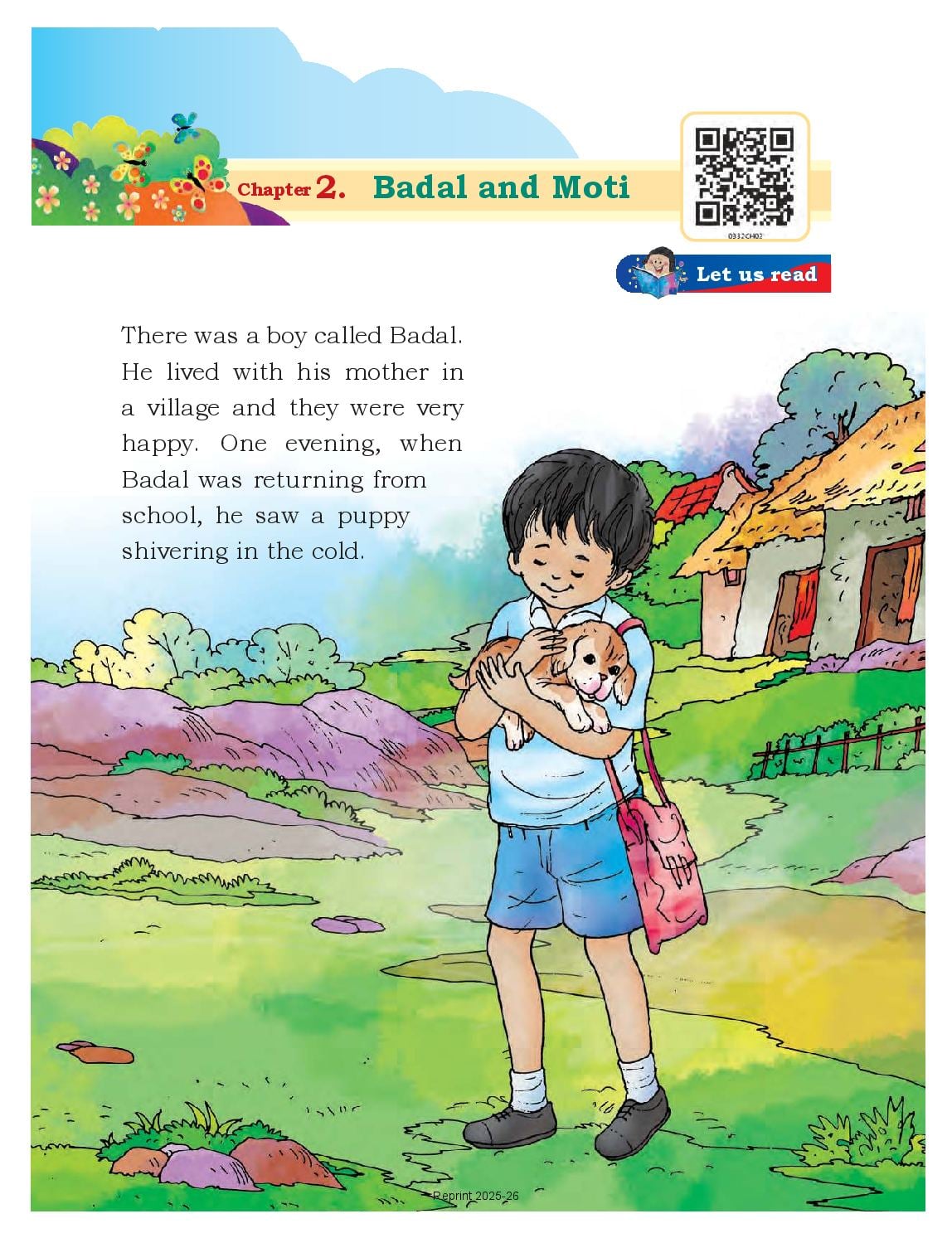 NCERT Book Class 3 English (Santoor) Chapter 2 Badal and Moti - Page 1 of 10