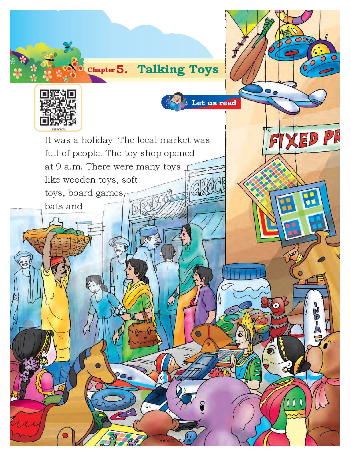 NCERT Book Class 3 English (Santoor) Chapter 5 Talking Toys - Page 1 of 12