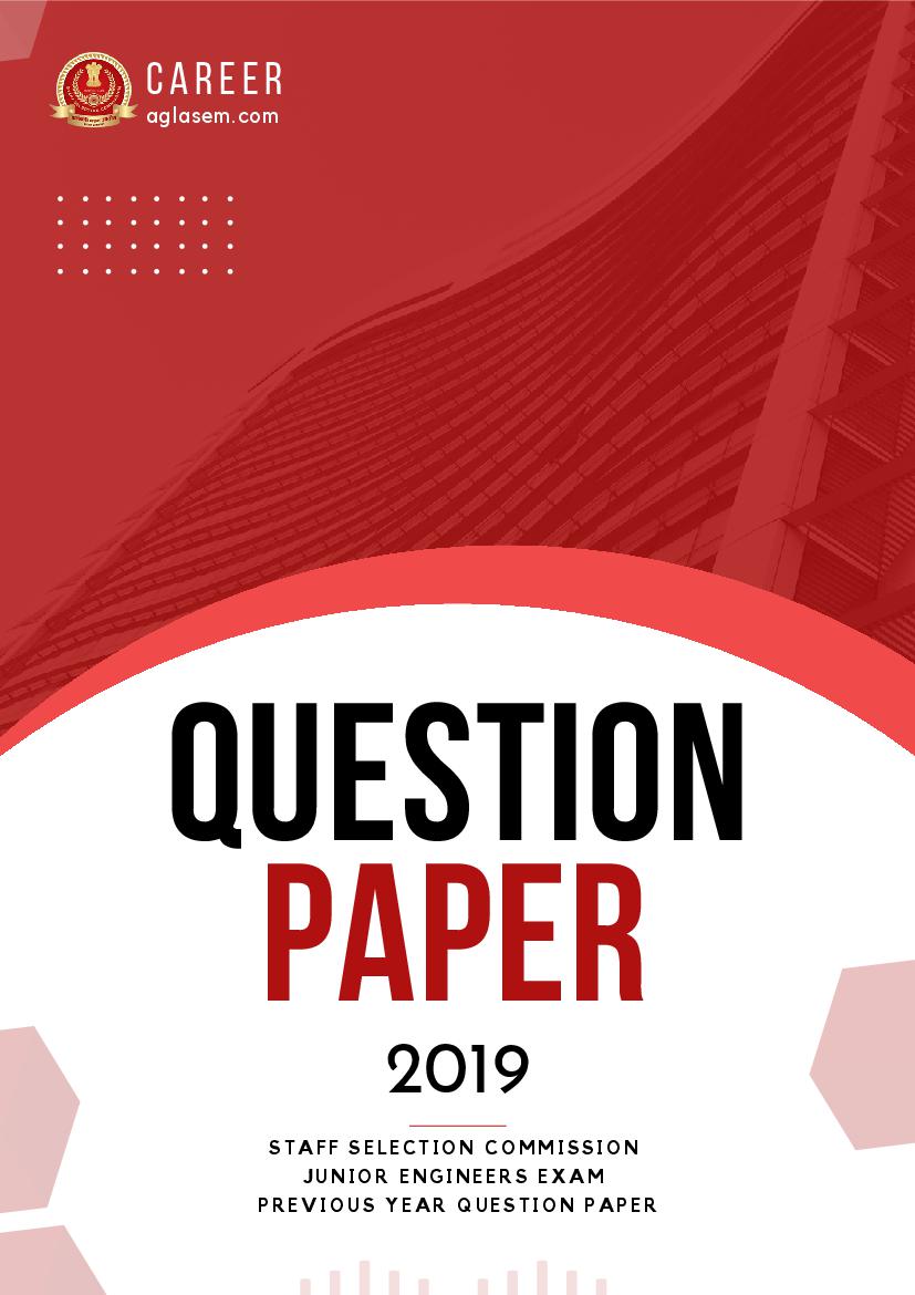 SSC JE 2019 Question Paper Mechanical 28 Oct 2020 - Page 1