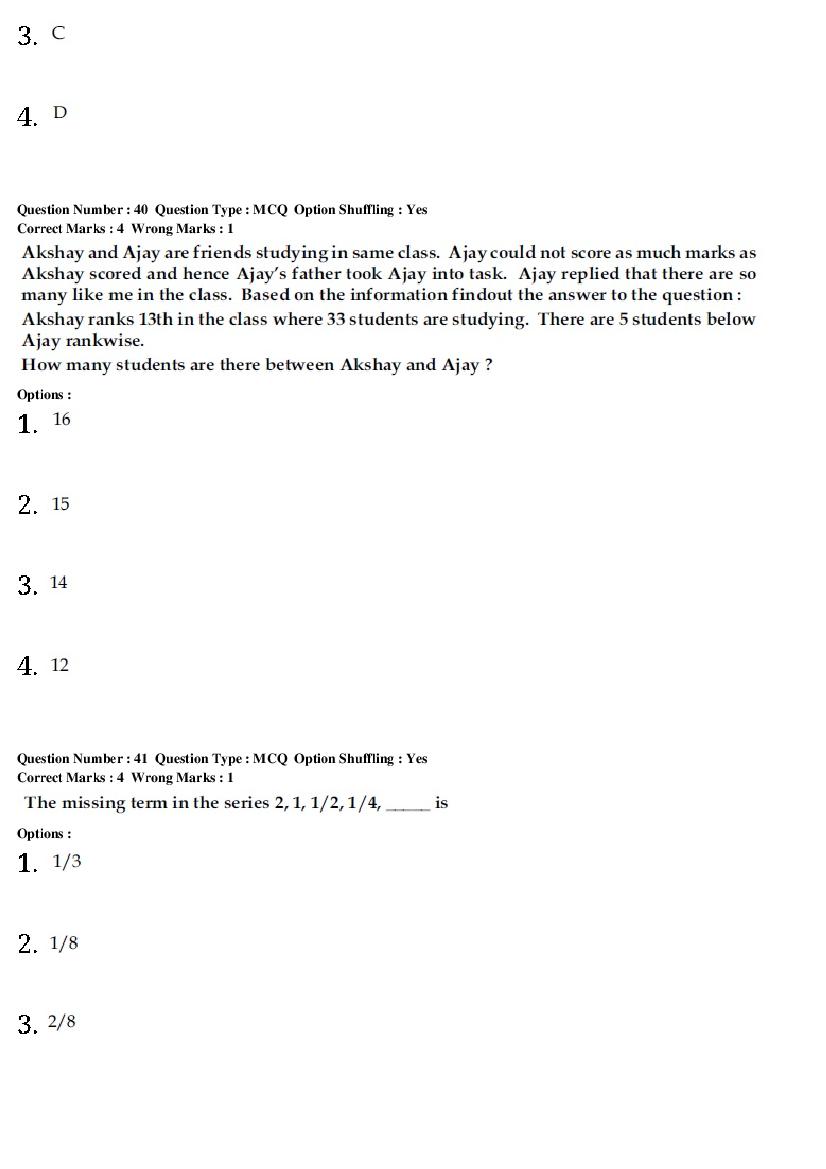 CMAT 2019 Question Paper PDF (28 January, Set 2 and Set 3)