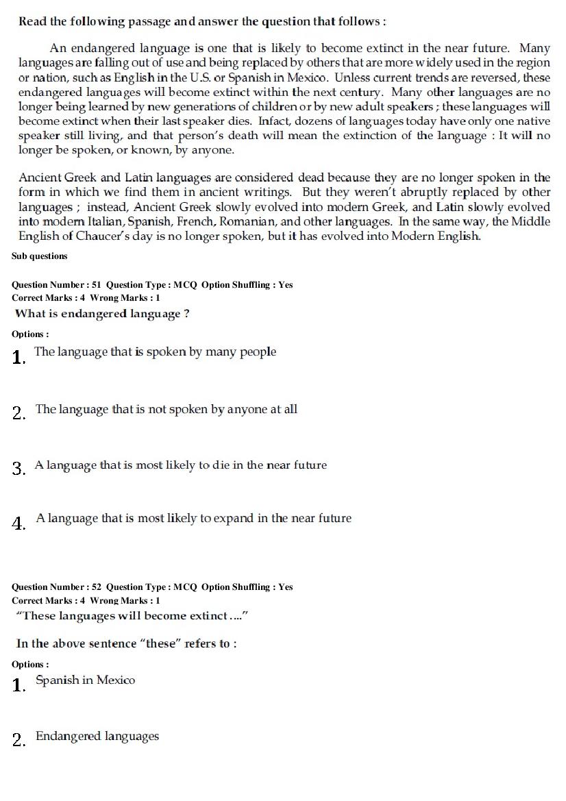 CMAT 2019 Question Paper PDF (28 January, Set 2 and Set 3)