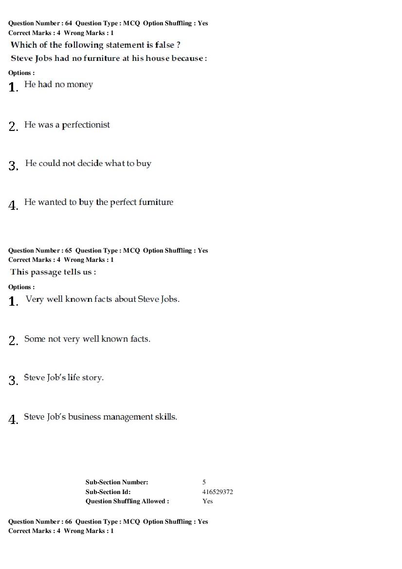 CMAT 2019 Question Paper PDF (28 January, Set 2 and Set 3)