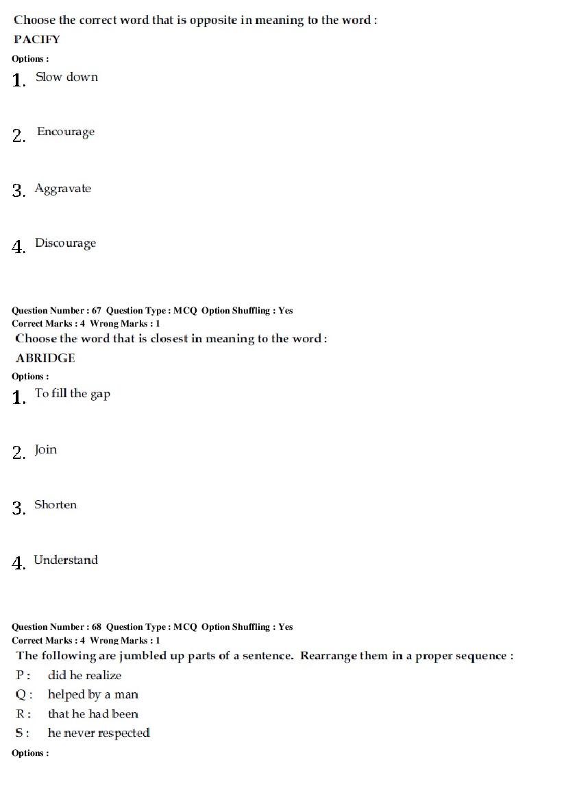 CMAT 2019 Question Paper PDF (28 January, Set 2 and Set 3)