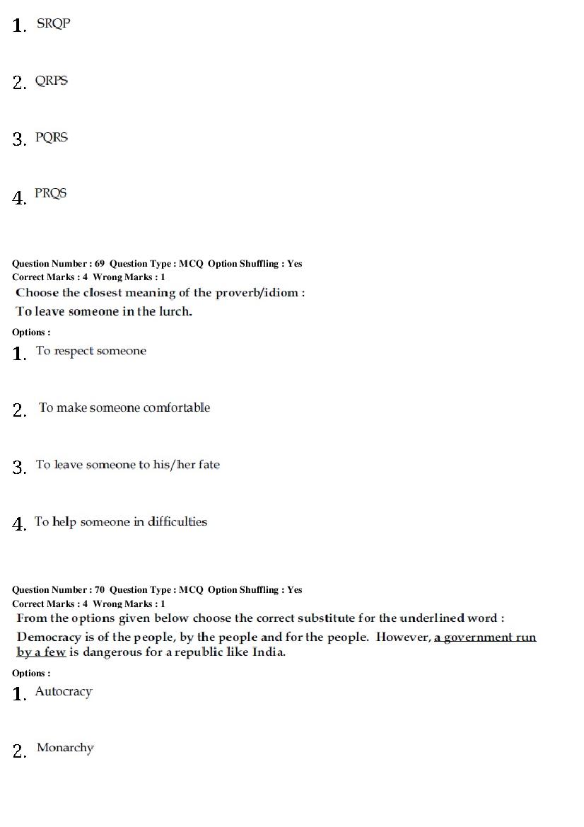 CMAT 2019 Question Paper PDF (28 January, Set 2 and Set 3)