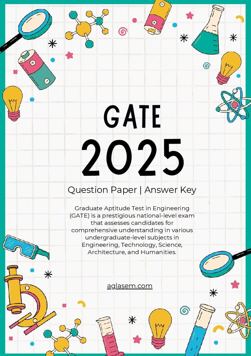 GATE 2025 Question Paper Mechanical Engineering (ME) - Page 1