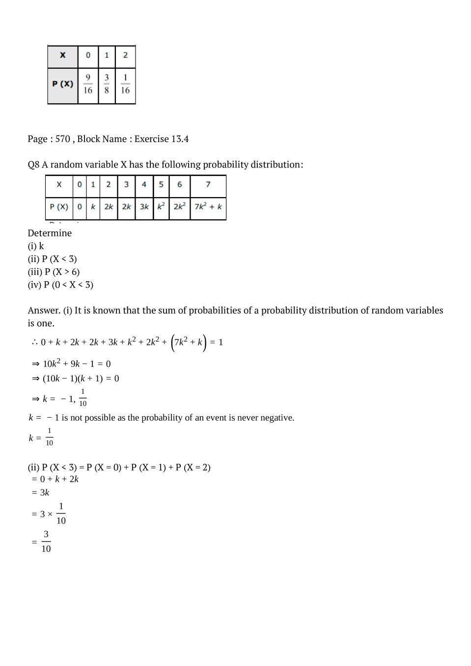 NCERT Solutions for Class 12 Maths Chapter 13 Probability | Question ...