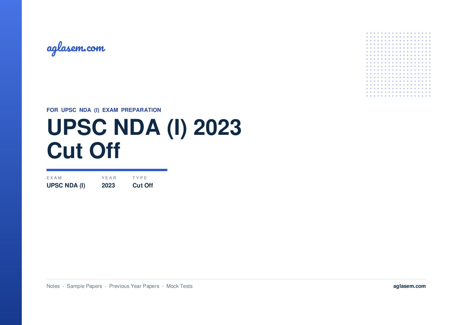 UPSC NDA (I) 2023 Cut Off - Page 1 of 3