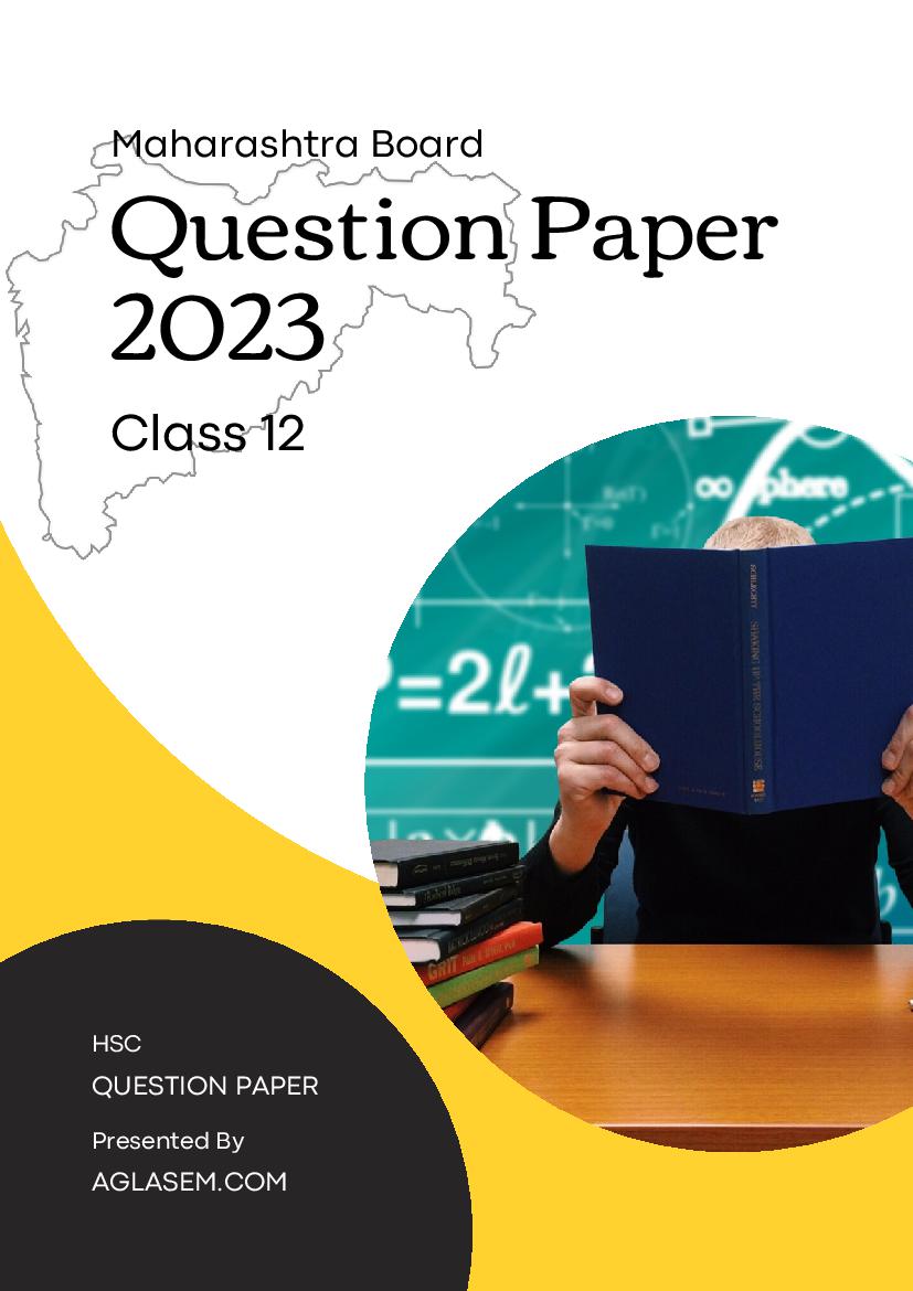 Maharashtra Class 12 Question Paper 2023 Hindi - Page 1