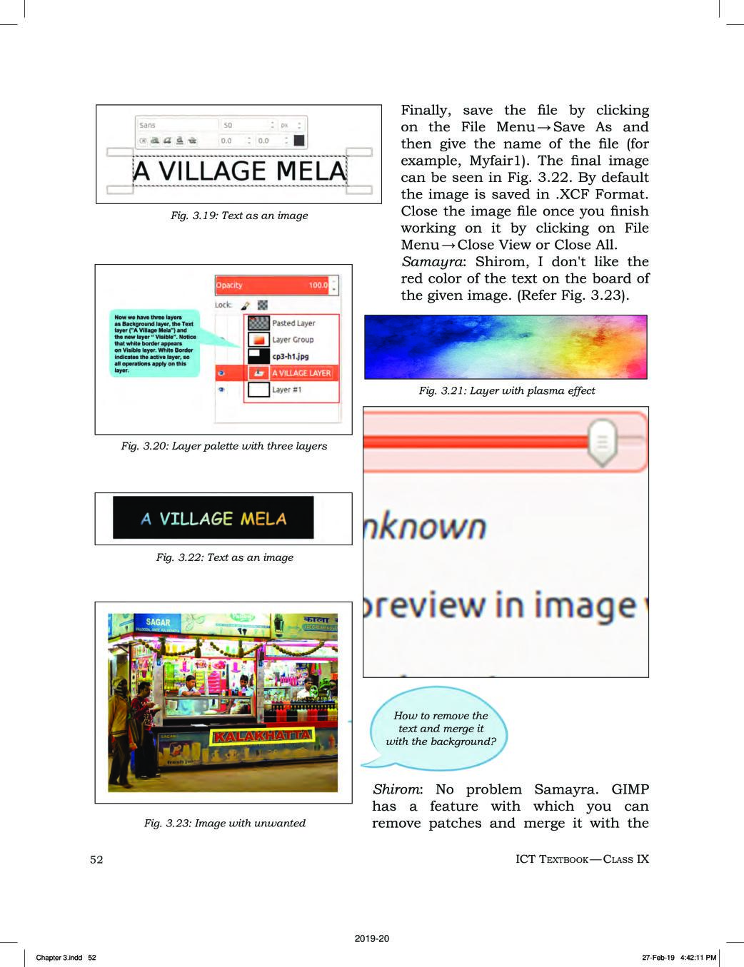 digital presentation class 9 book