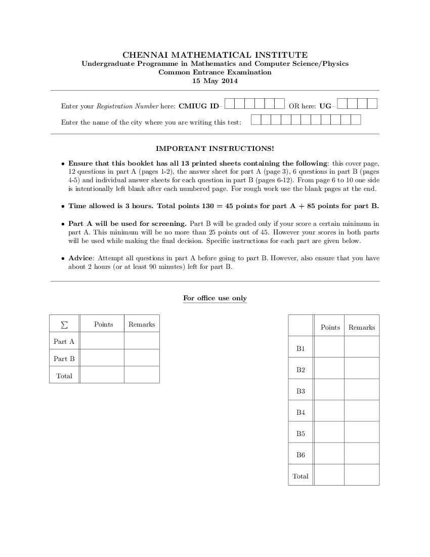 cmi-entrance-exam-2014-question-paper-for-b-sc-maths-computer