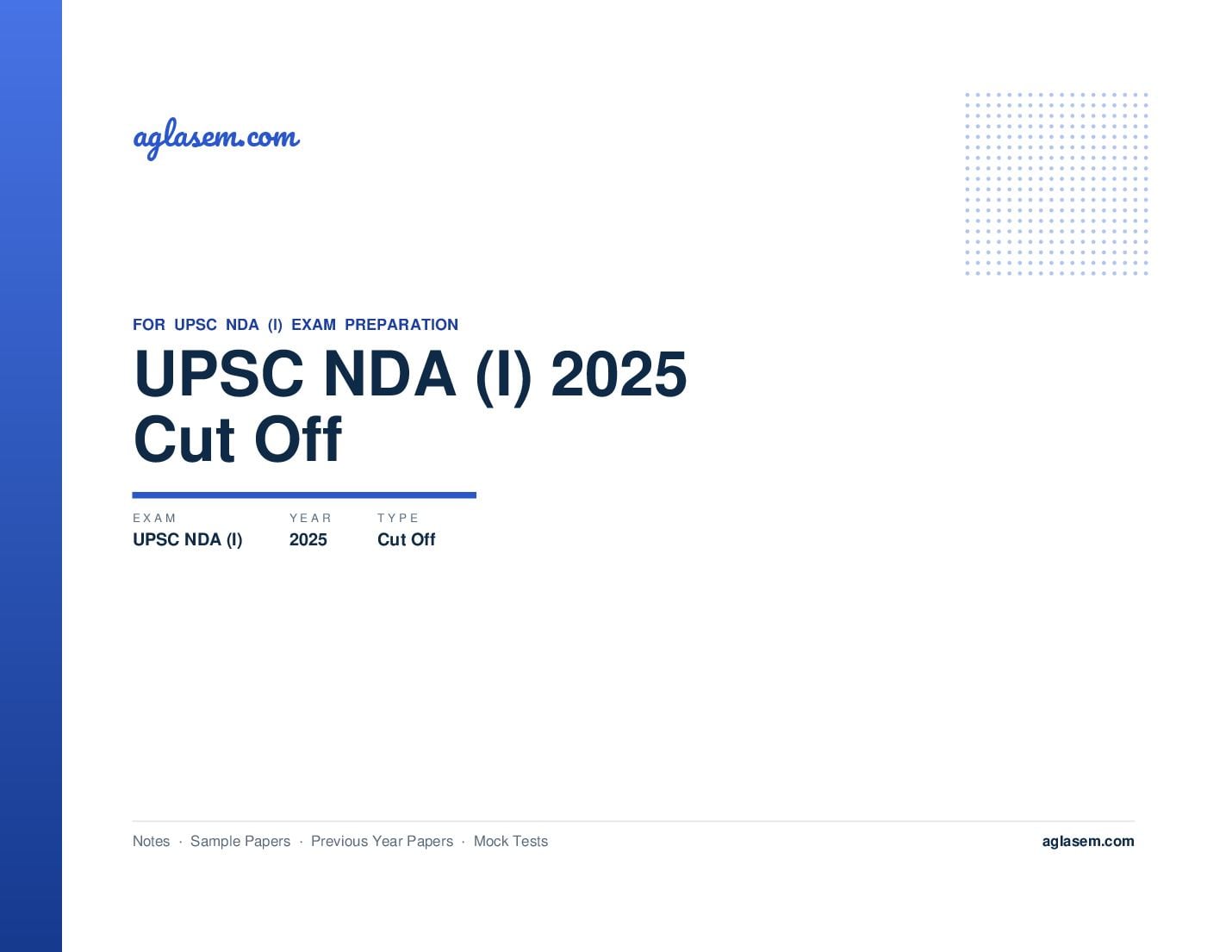 UPSC NDA (I) 2025 Cut Off - Page 1 of 3