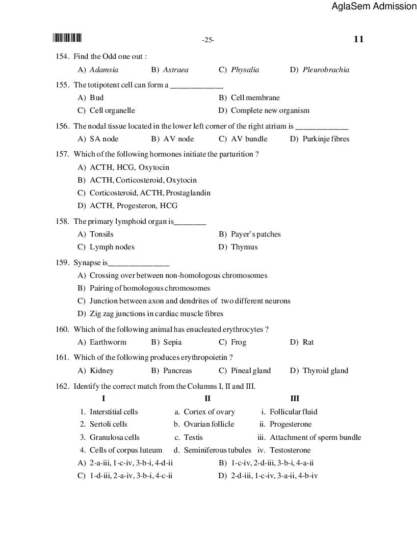 MHT CET Question Paper 2014 With Answers - AglaSem Admission