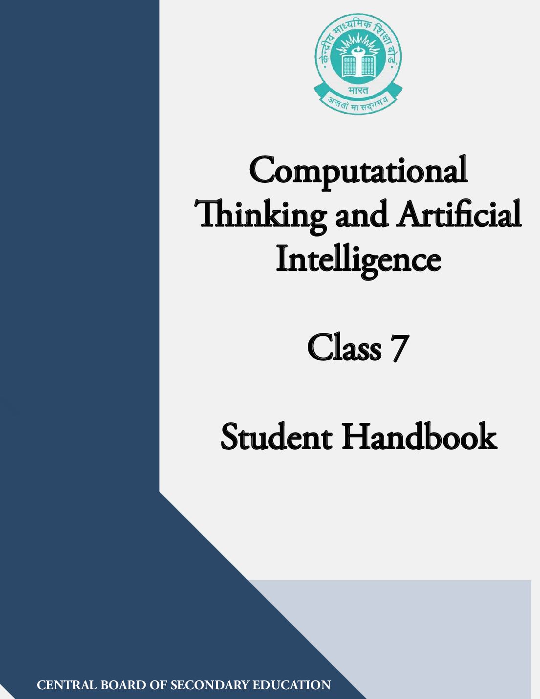 CTAI Student Handbook Class 7 - Page 1 of 86