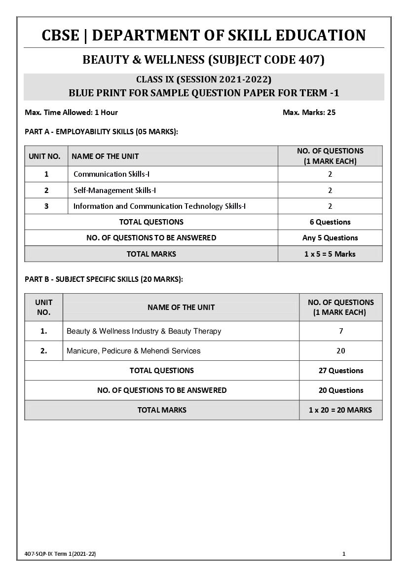 sample question paper 2022 23