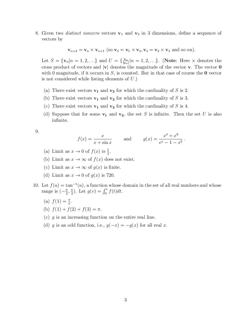 CMI Entrance Exam 2021 Question Papers PDF with Solutions (4 Papers)