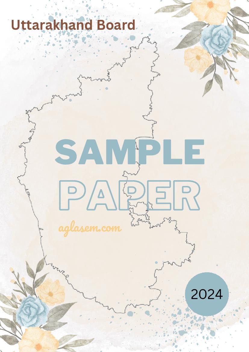 Uttarakhand Board Class 12 Sample Paper 2024 Political Science - Page 1
