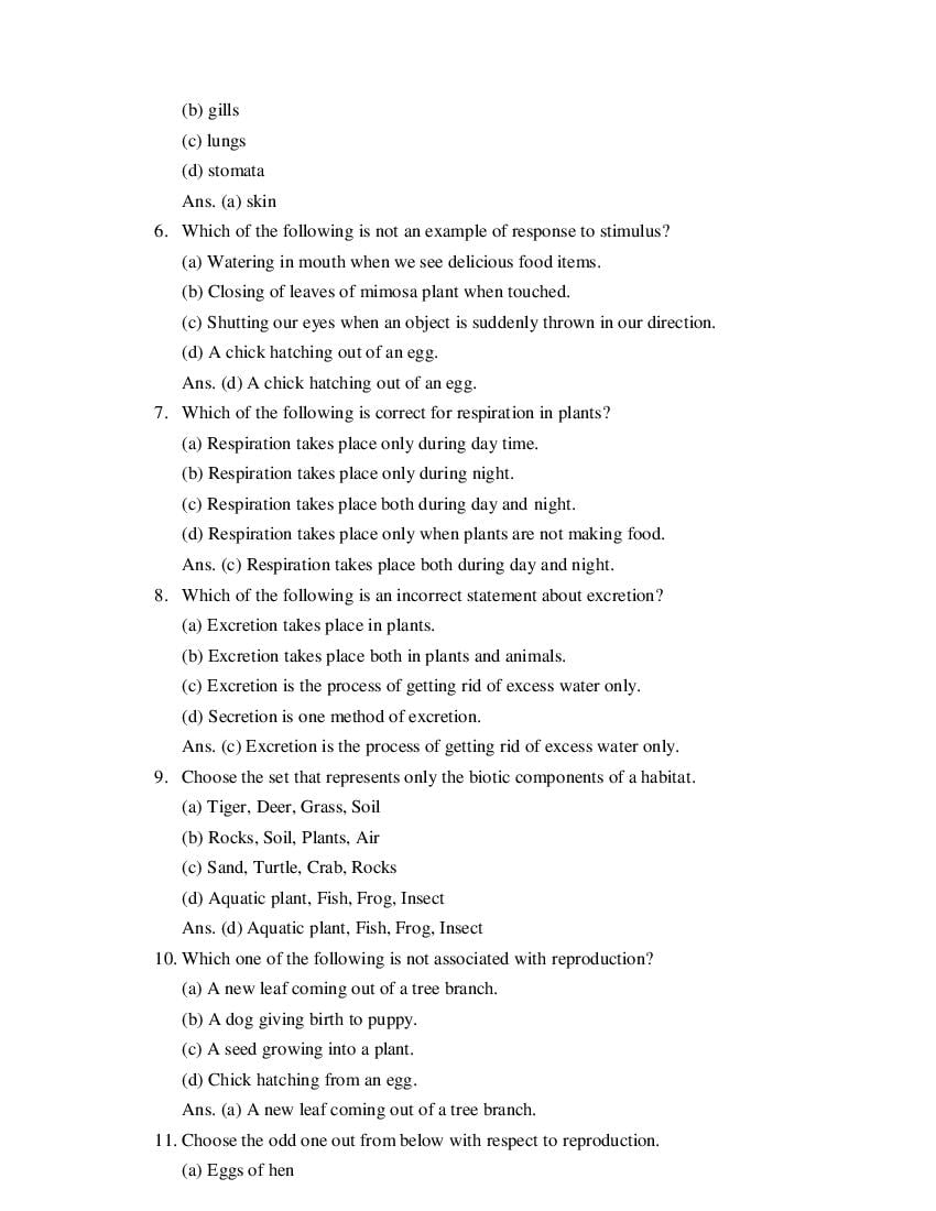 Class 6 Science Competency Based Questions 2025 - Download PDF - AglaSem