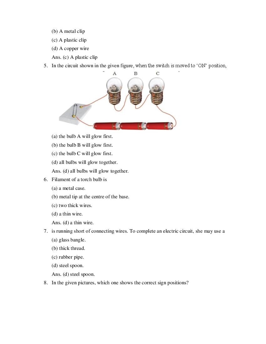 Class 6 Science Competency Based Questions 2025 - Download PDF - AglaSem