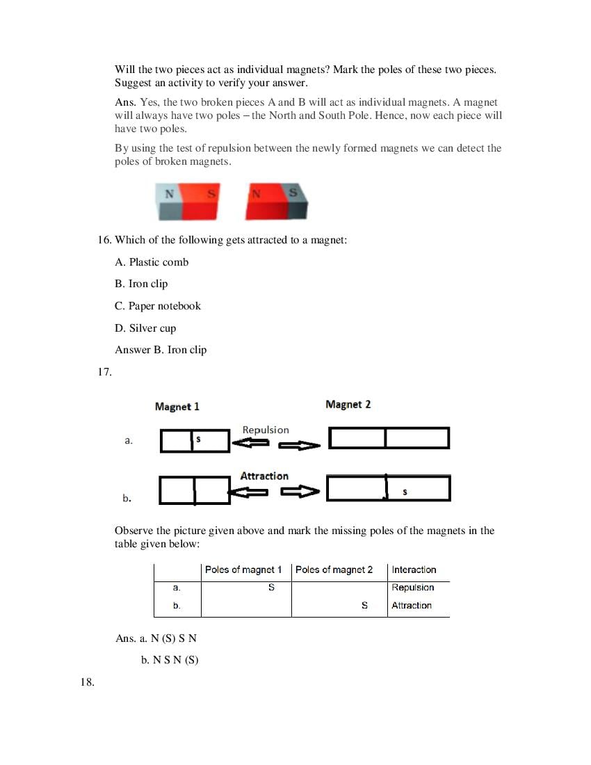 Class 6 Science Competency Based Questions 2025 - Download PDF - AglaSem
