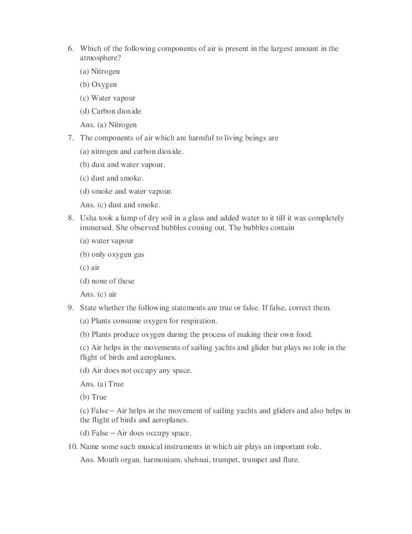 Class 6 Science Competency Based Questions 2025 - Download PDF - AglaSem