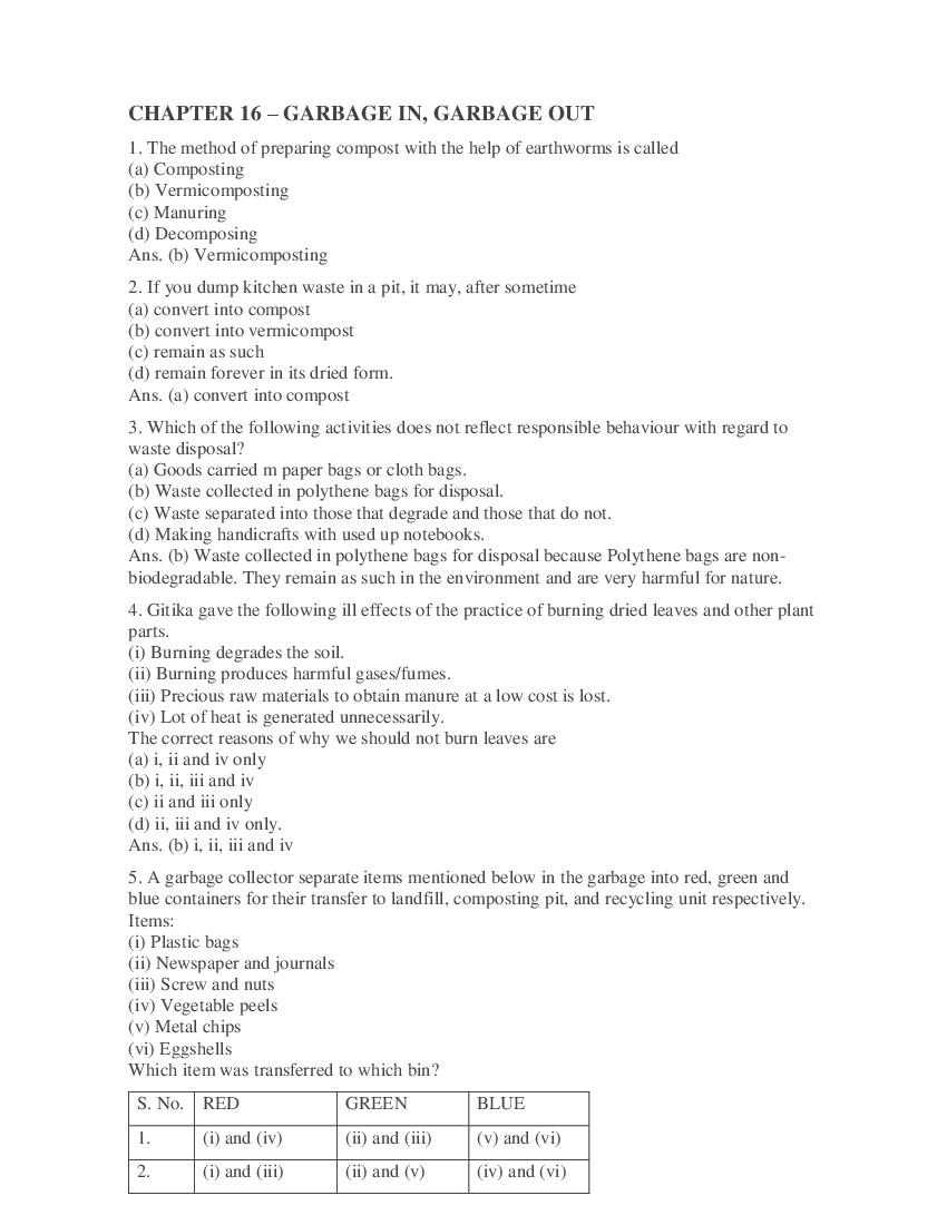 Class 6 Science Competency Based Questions 2025 - Download PDF - AglaSem