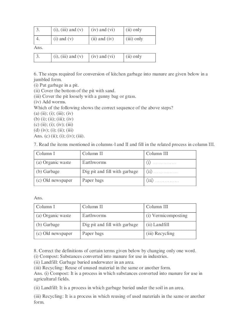 Class 6 Science Competency Based Questions 2025 - Download PDF - AglaSem