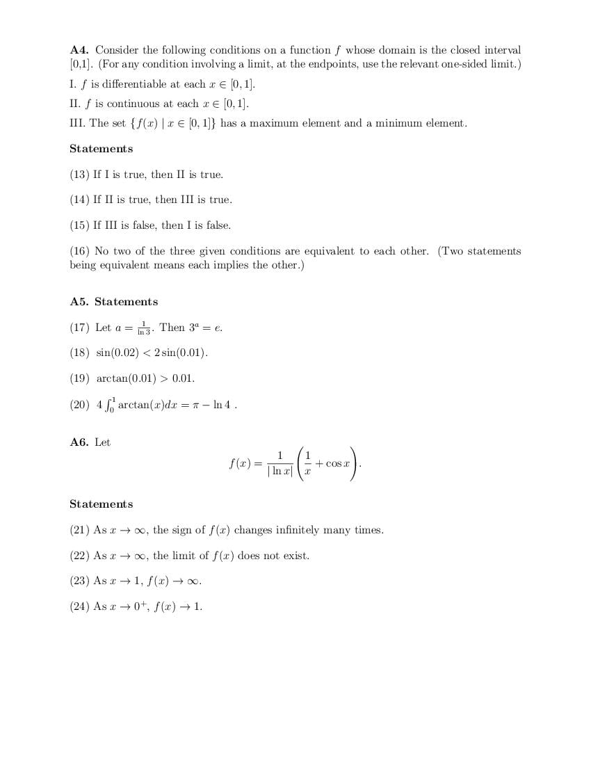 CMI Entrance Exam 2022 Question Papers PDF with Solutions (5 Papers)
