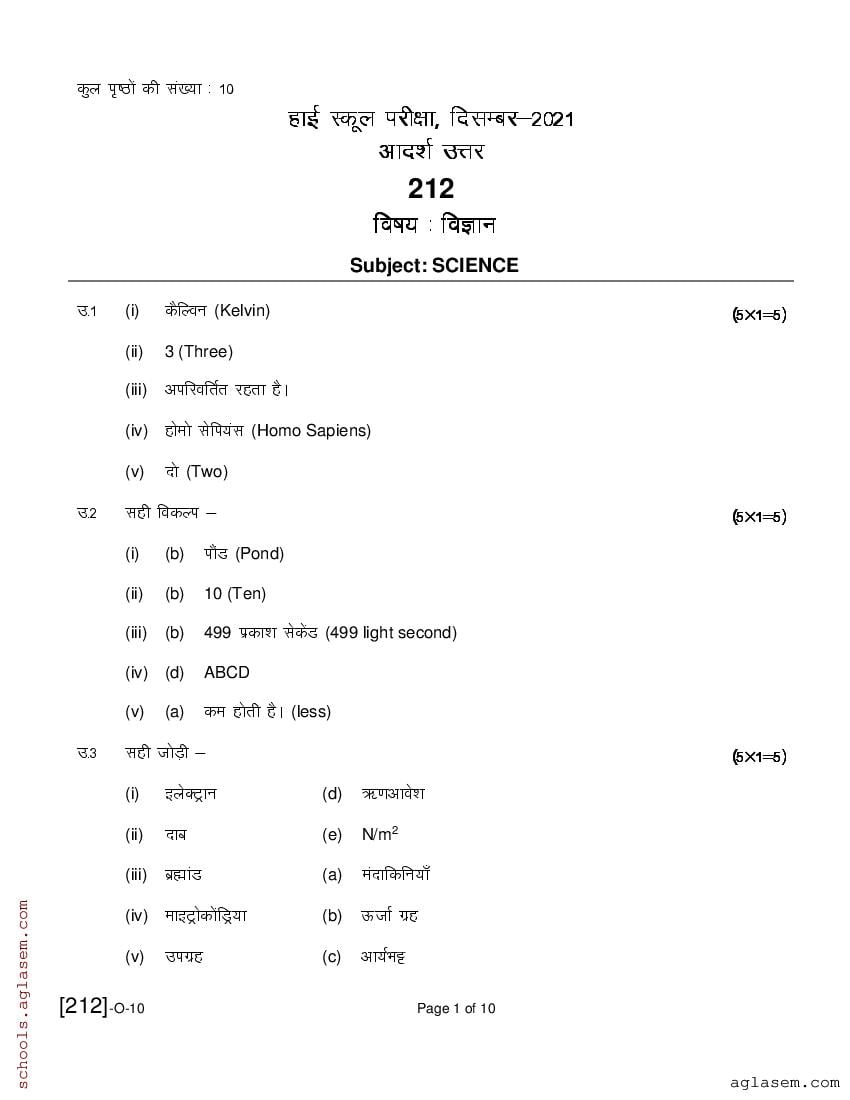 Mpsos Class 10 Science Question Paper Pdf Aglasem 9402