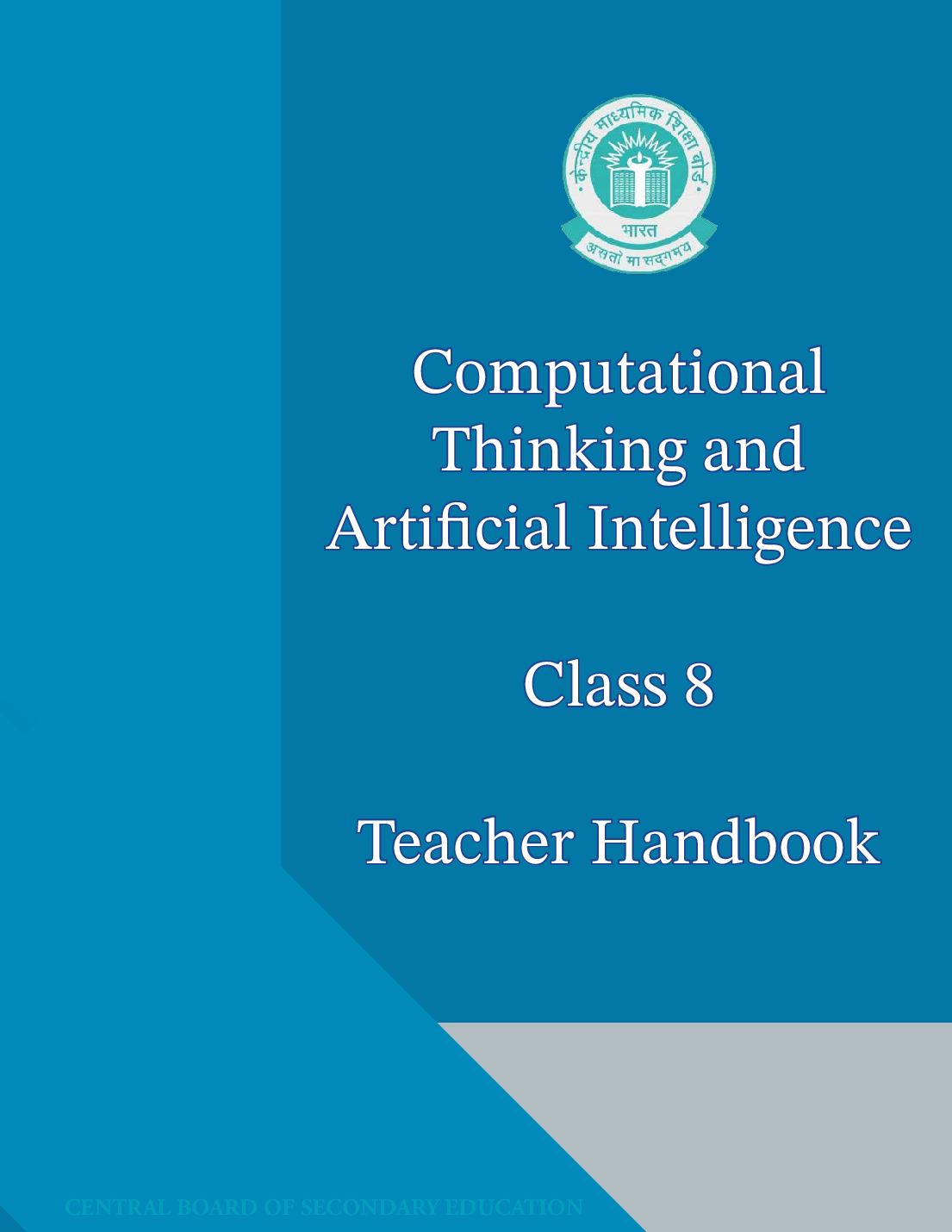 CTAI Teacher Handbook Class 8 - Page 1 of 93