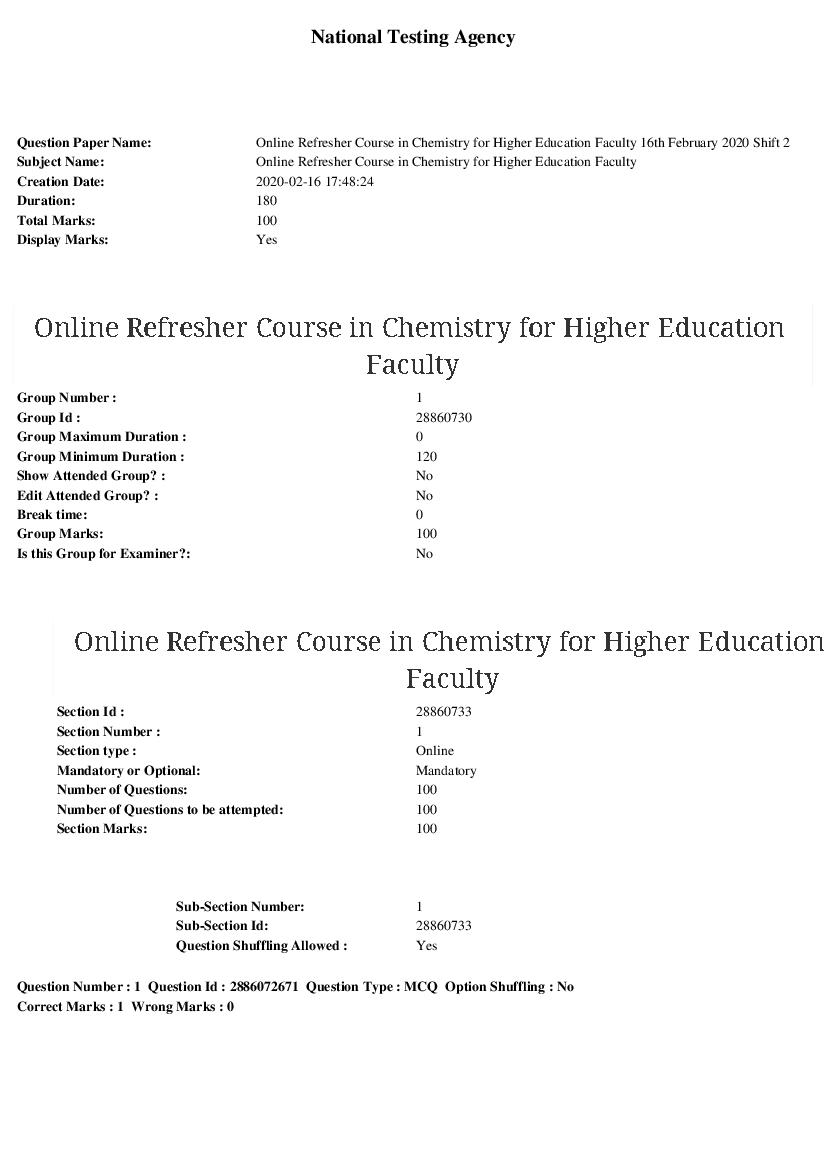 arpit-2020-question-paper-for-online-refresher-course-in-chemistry-for