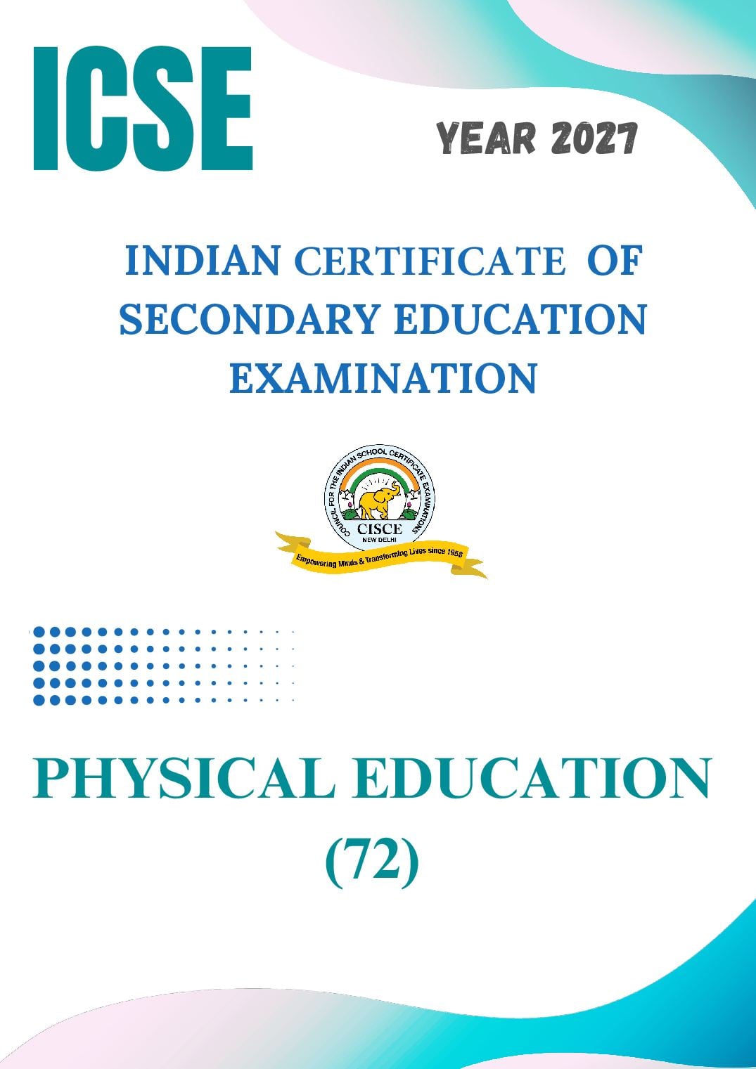 ICSE Class 9 Syllabus 2027 Physical Education - Page 1 of 10