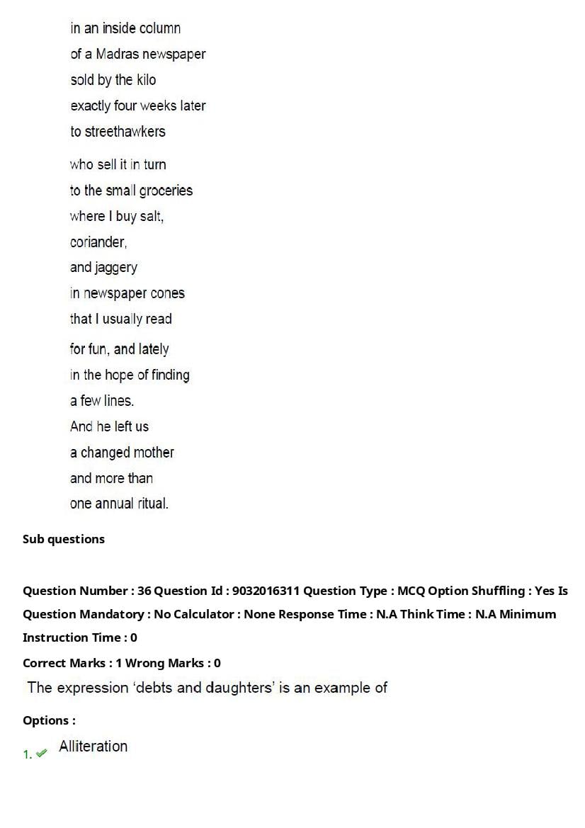 TS CPGET 2022 Question Paper PDF (26 Subjects, Answers Marked)