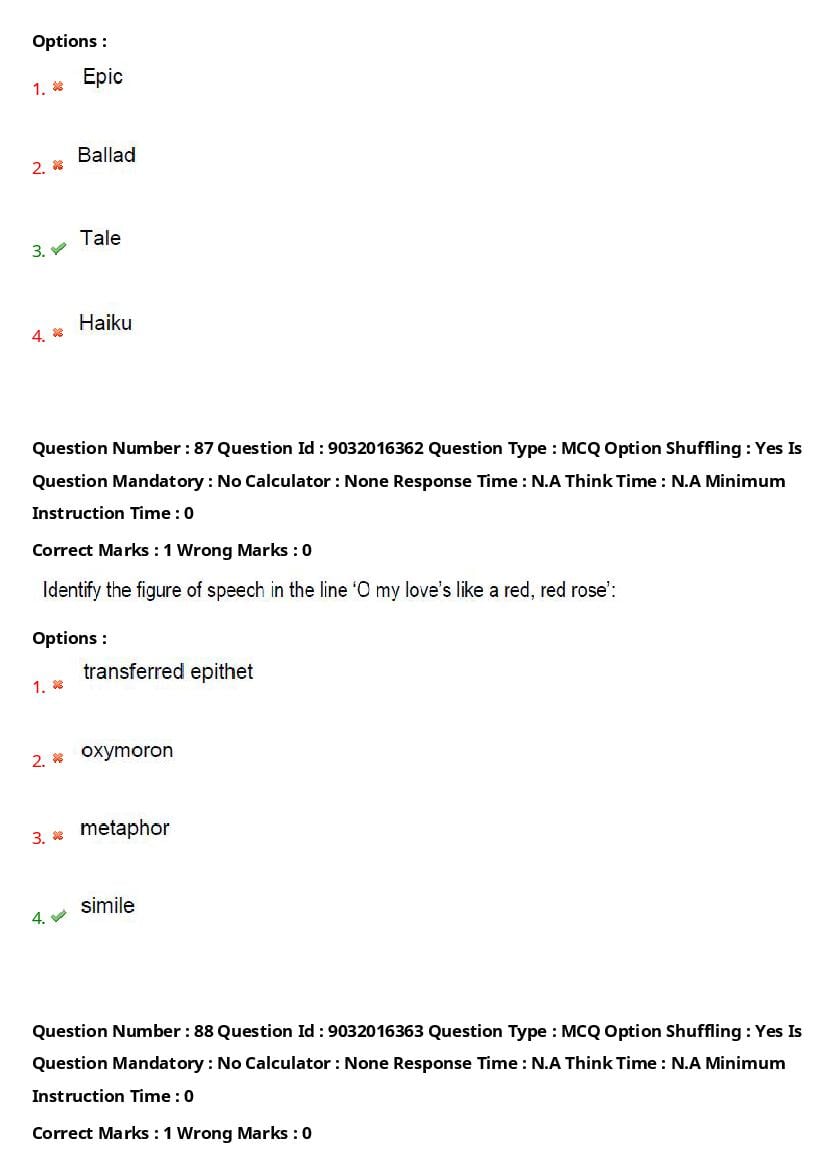 TS CPGET 2022 Question Paper PDF (26 Subjects, Answers Marked)