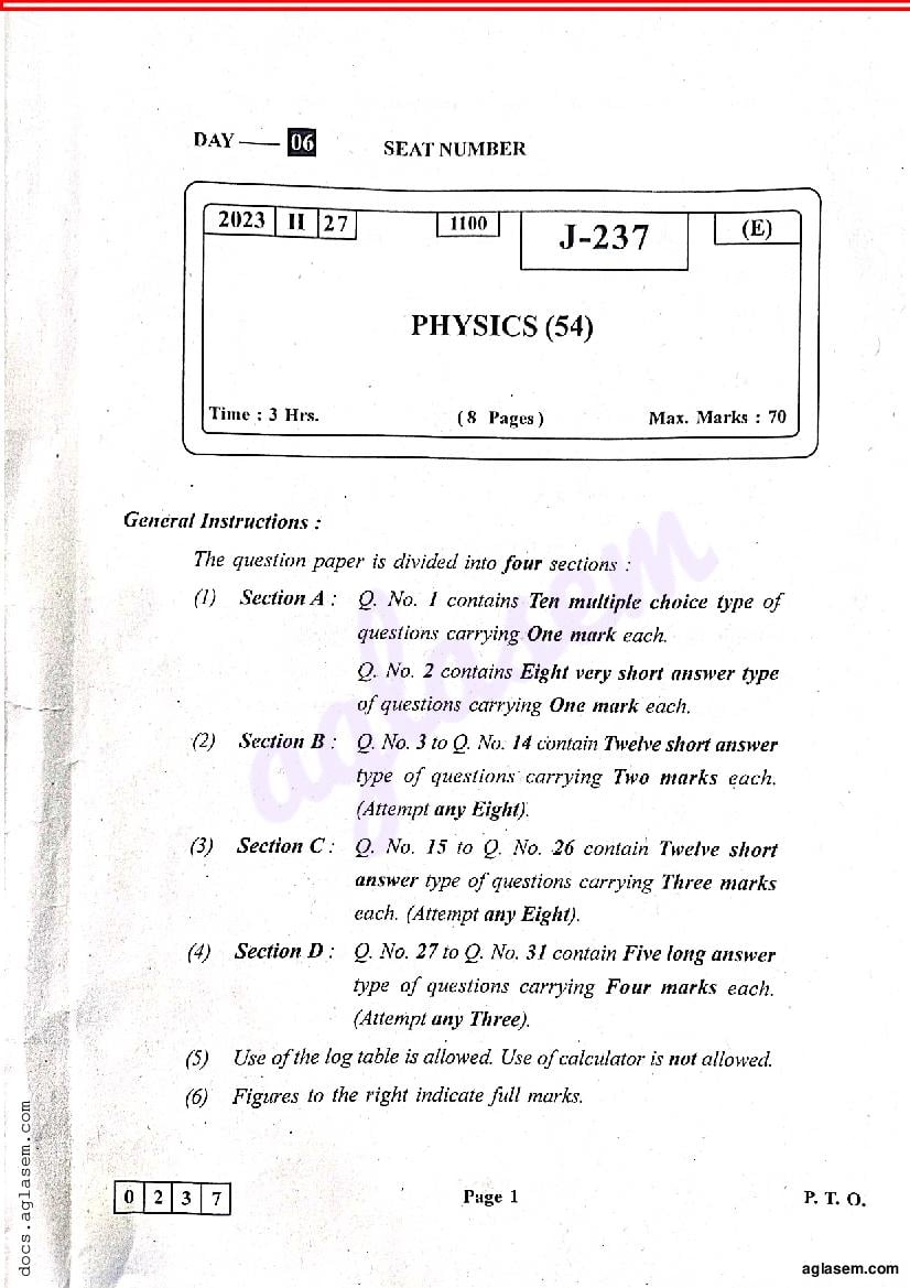 phy 101 assignment 2 solution 2023