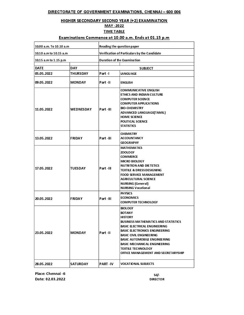 tn-12th-public-exam-time-table-2022