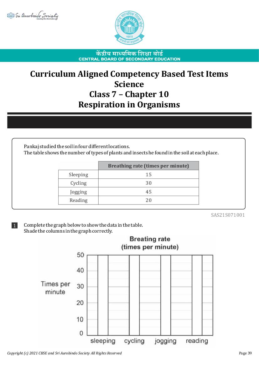 Class 7 Science Competency Based Questions 2025 - Download PDF - AglaSem