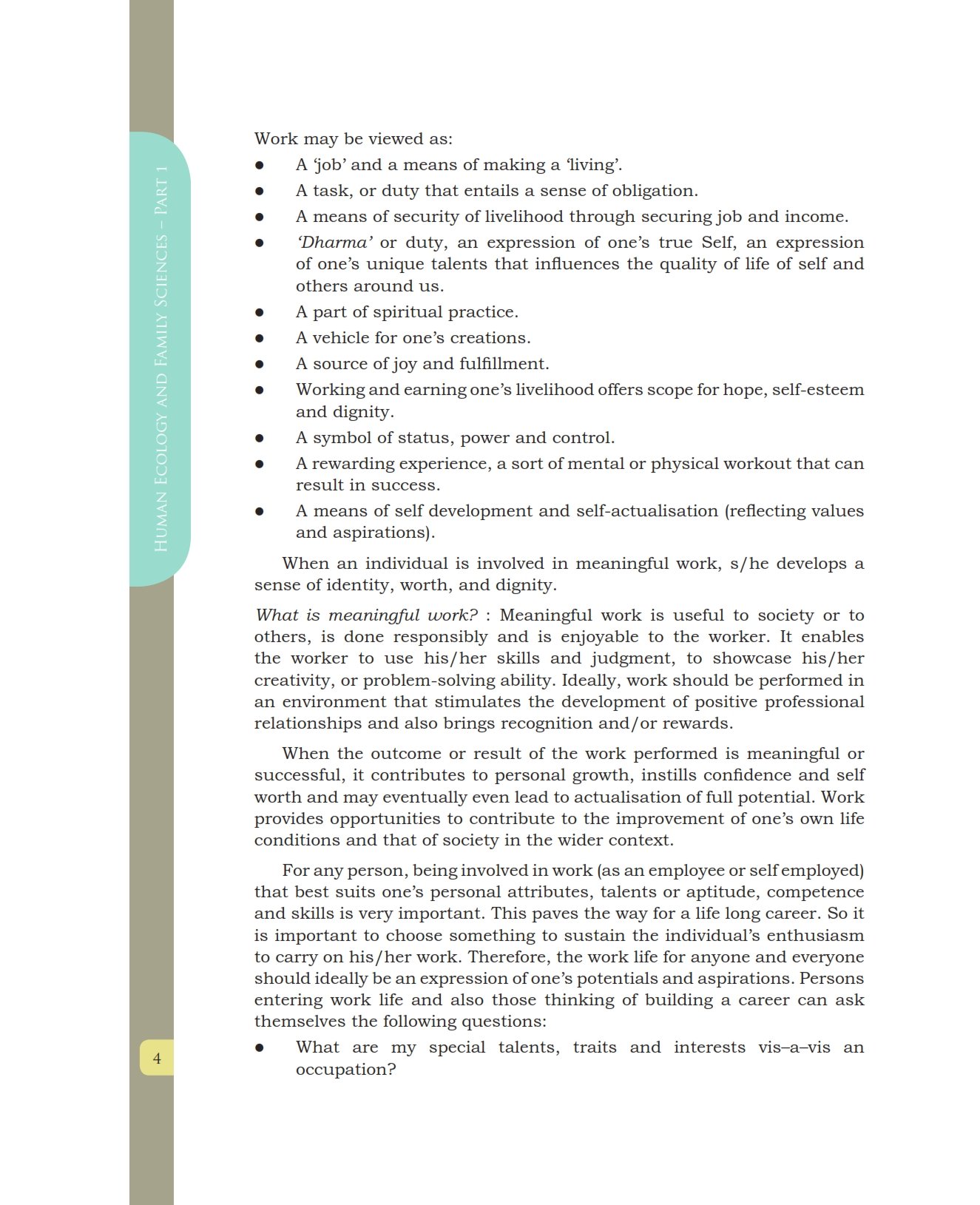 home science class 12 chapter 1 question answer in english pdf