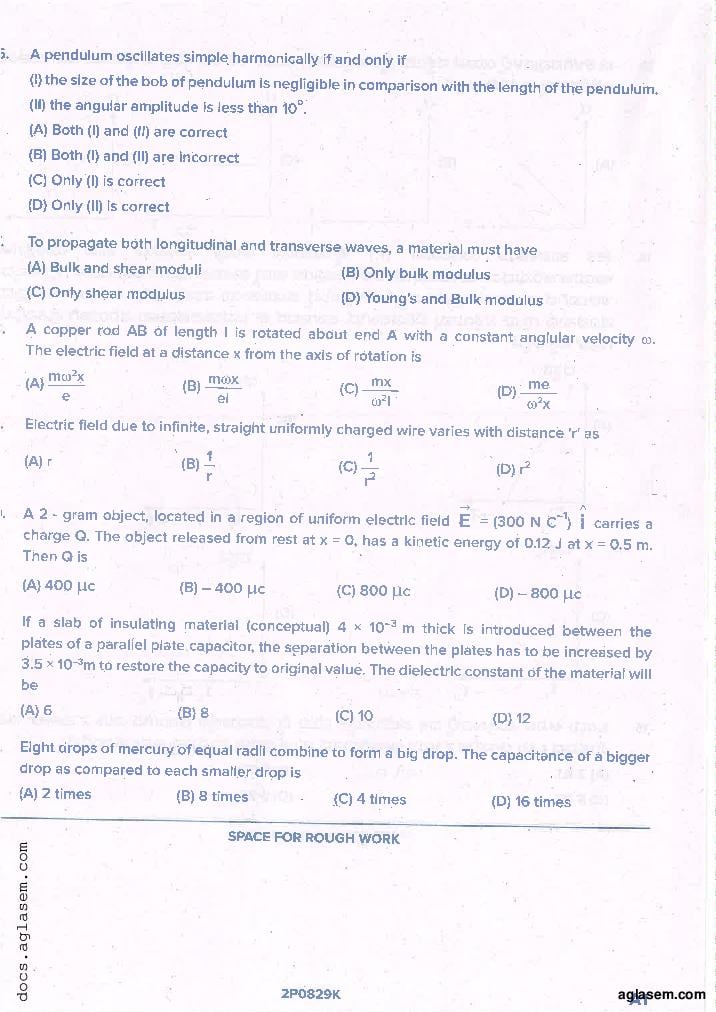 KCET 2021 Question Paper PDF with Answer Key (4 Papers)