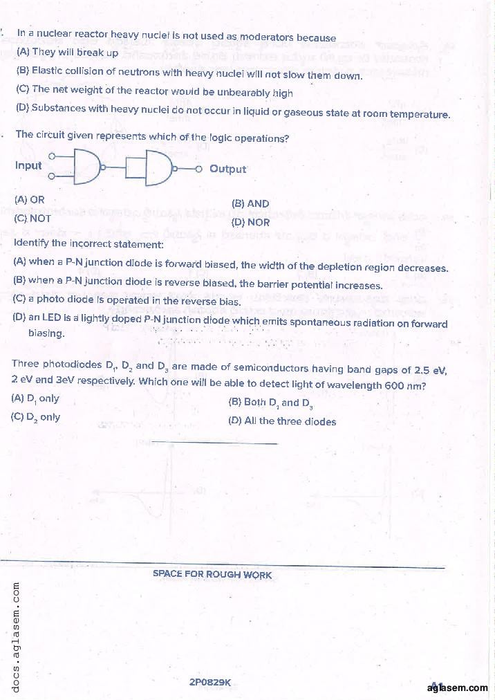 KCET 2021 Question Paper PDF with Answer Key (4 Papers)