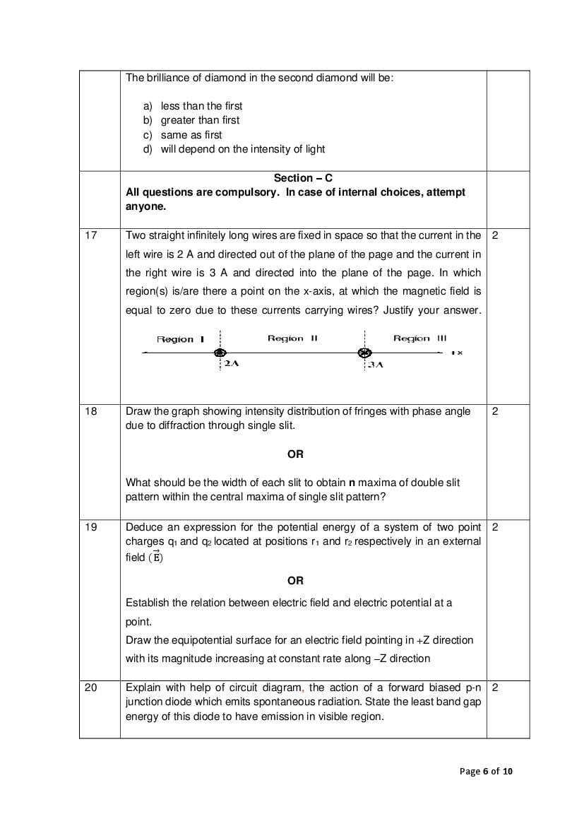 2021 al physics essay paper english medium