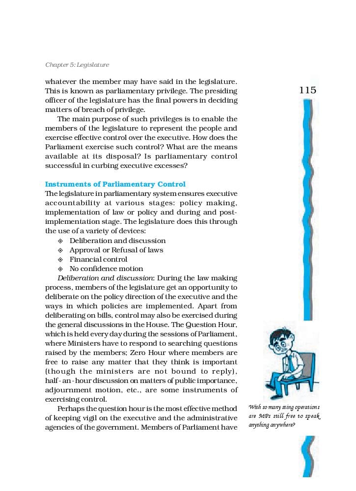 ncert-book-class-11-political-science-chapter-5-legislature-pdf