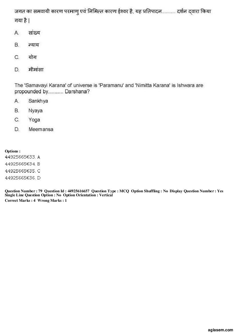 AIAPGET 2019 Question Paper PDF (Ayurveda, Homoeopathy, Siddha, Unani)