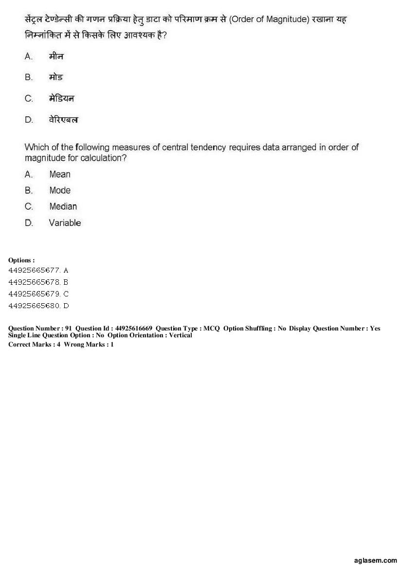 AIAPGET 2019 Question Paper PDF (Ayurveda, Homoeopathy, Siddha, Unani)
