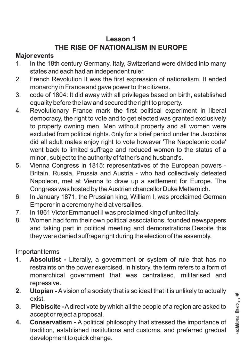 CL-10 The Rise of Nationalism in Europe, PDF, German Empire