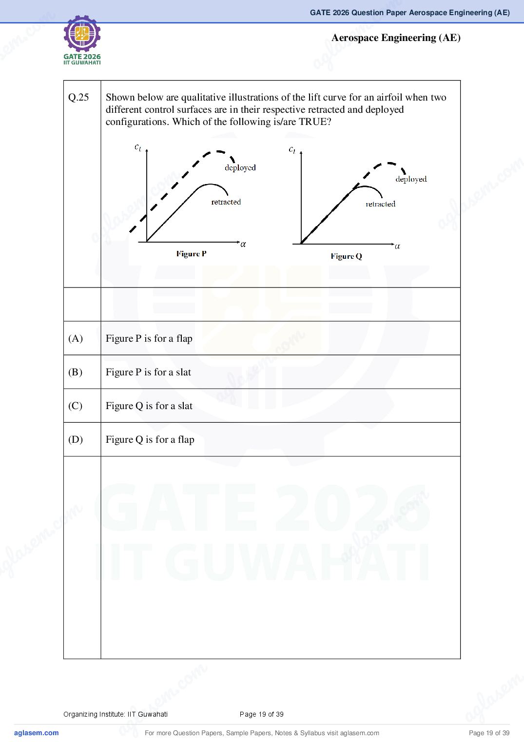 GATE 2026 Question Papers PDF with Answer Keys (38 Papers)