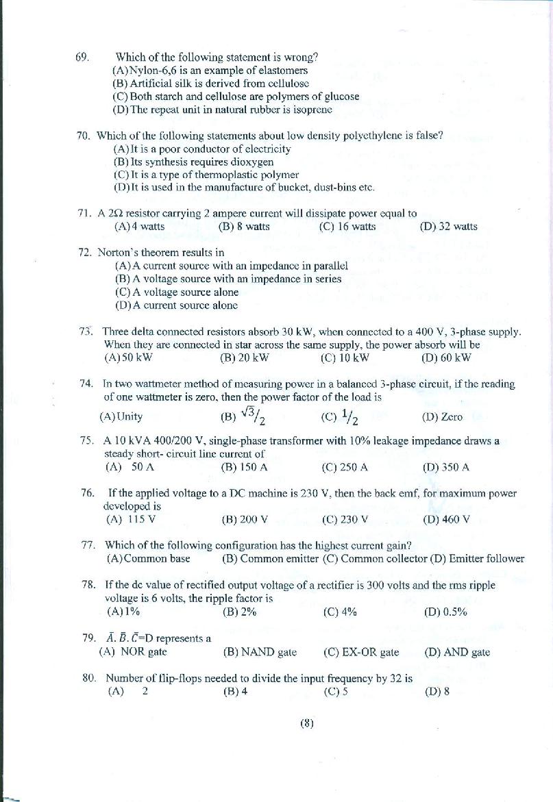 PUMEET 2021 Question Paper PDF with Answer Key