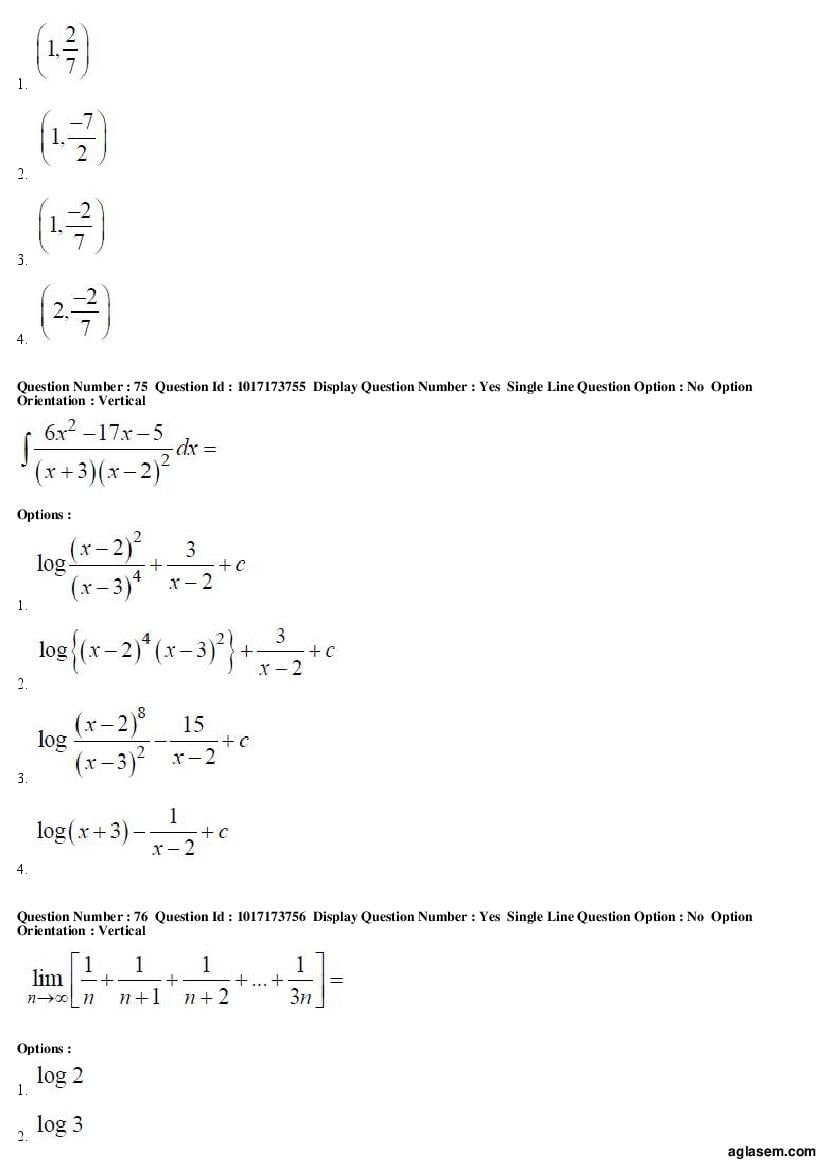 AP EAMCET 2017 Question Paper PDF with Answer Keys (8 Papers)
