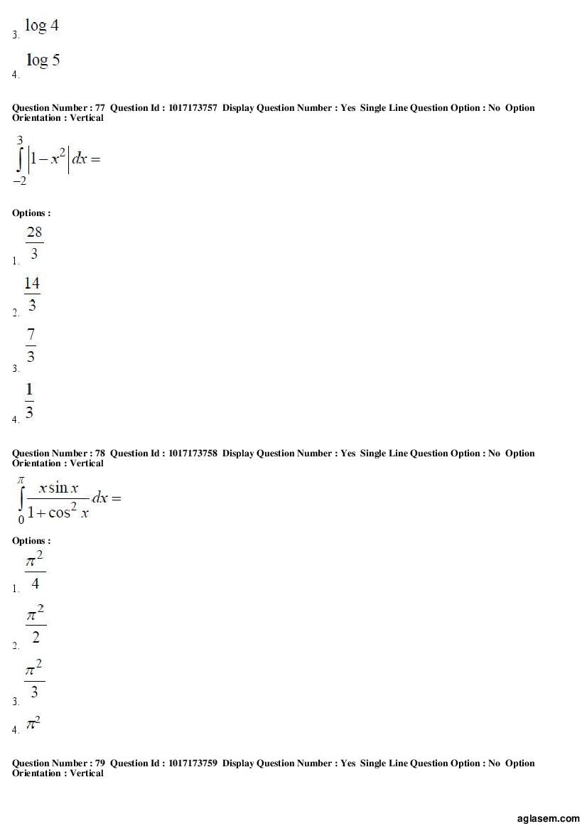 AP EAMCET 2017 Question Paper PDF with Answer Keys (8 Papers)