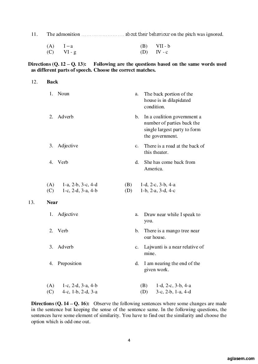 AILET 2020 Question Paper PDF with Answer Key (BA LLB, LLM, PhD)